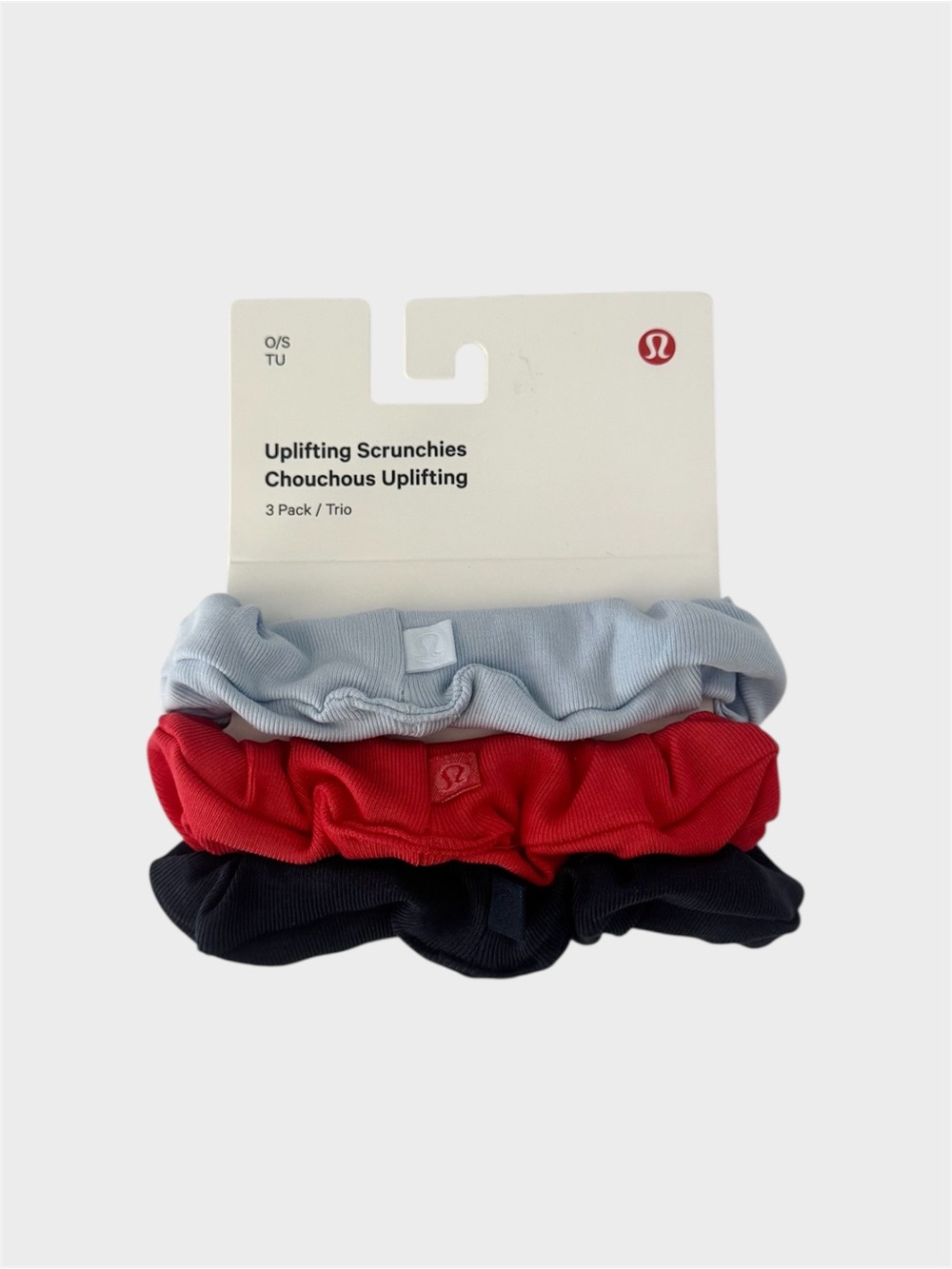 Lululemon Uplifting Scrunchies 3 Pack NWT